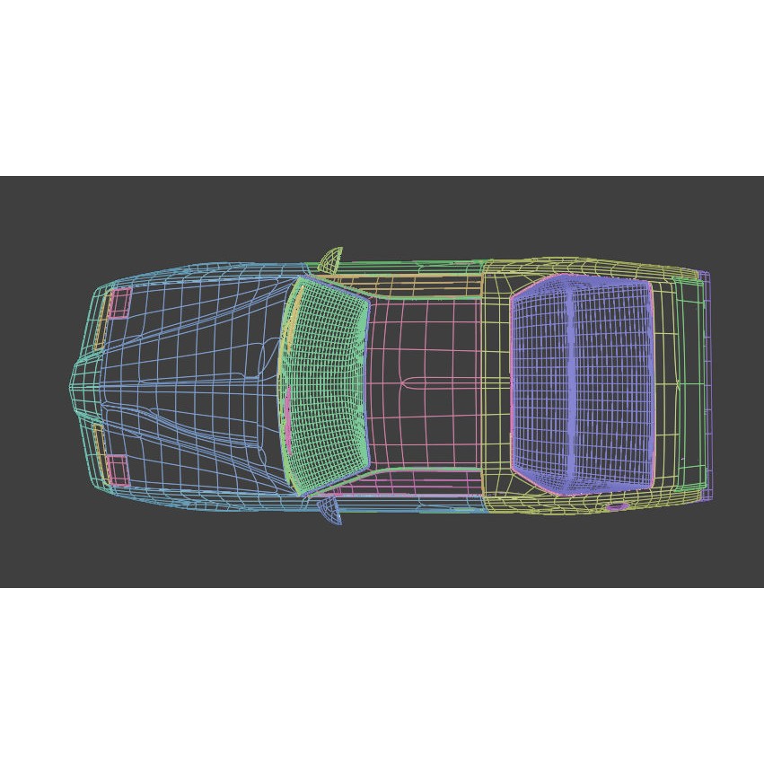 KITT 3D Model – High Poly Vehicle from Knight Rider, Blender - View 14