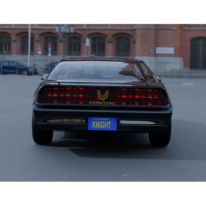KITT 3D Model – High Poly Vehicle from Knight Rider, Blender - View 17