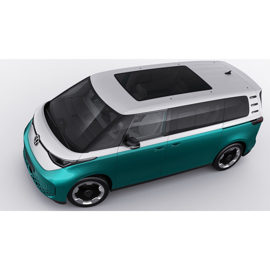 Volkswagen IDBUZZ LWB 3D Model – Detailed Van with Openable Doors, FBX, OBJ - View 13
