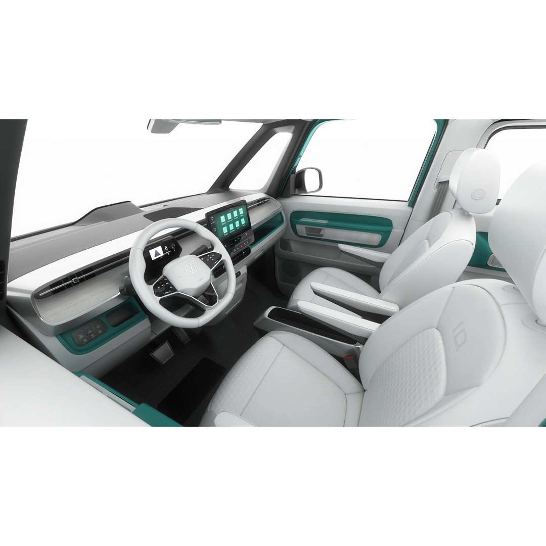 Volkswagen IDBUZZ LWB 3D Model – Detailed Van with Openable Doors, FBX, OBJ - View 22