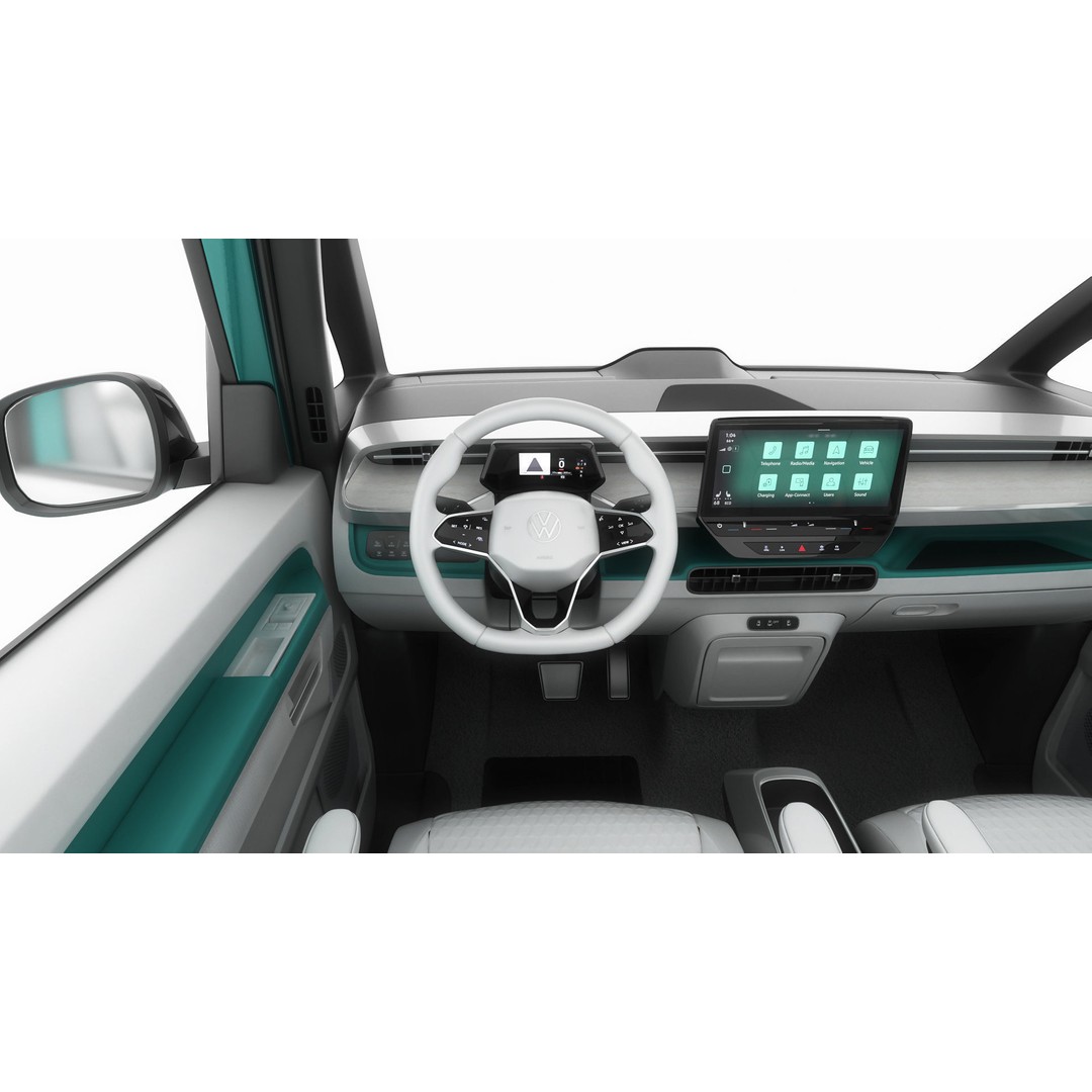 Volkswagen IDBUZZ LWB 3D Model – Detailed Van with Openable Doors, FBX, OBJ - View 26