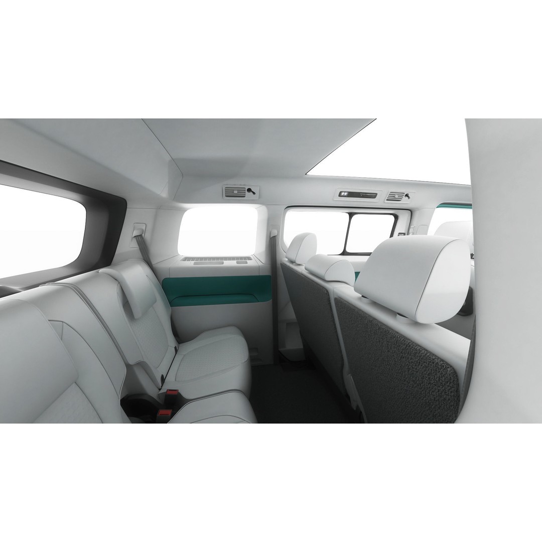 Volkswagen IDBUZZ LWB 3D Model – Detailed Van with Openable Doors, FBX, OBJ - View 29