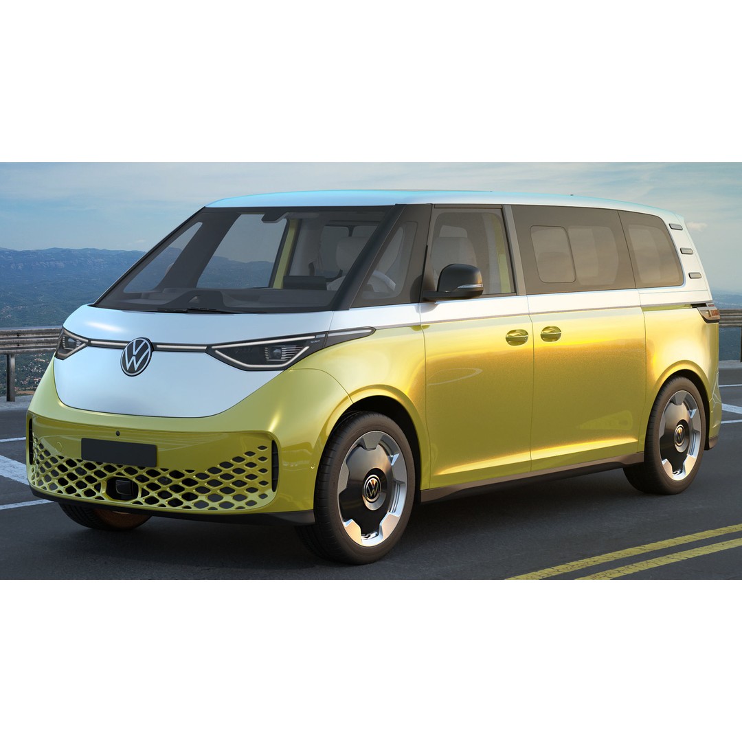 Volkswagen IDBUZZ LWB 3D Model – Detailed Van with Openable Doors, FBX, OBJ - View 6
