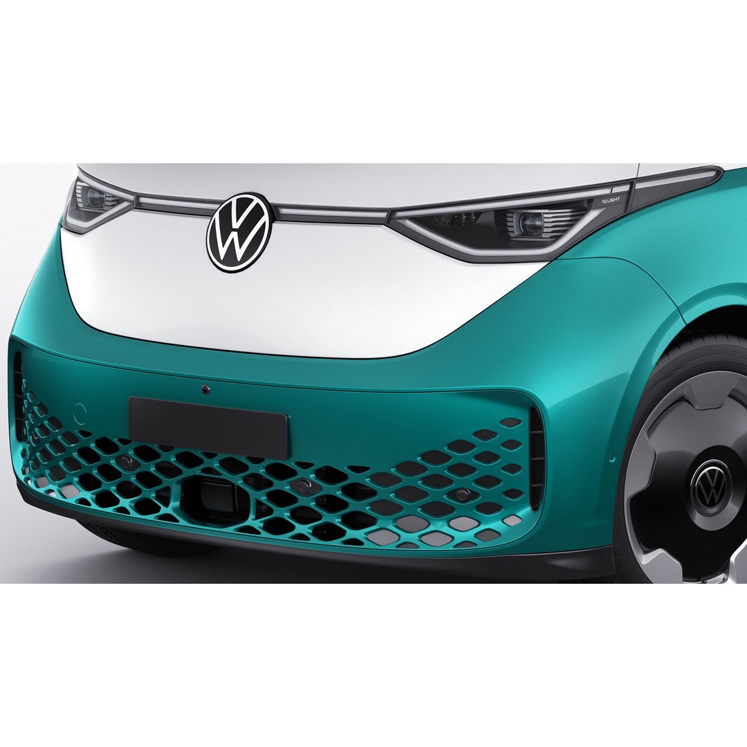 Volkswagen IDBUZZ LWB 3D Model – Detailed Van with Openable Doors, FBX, OBJ - View 9