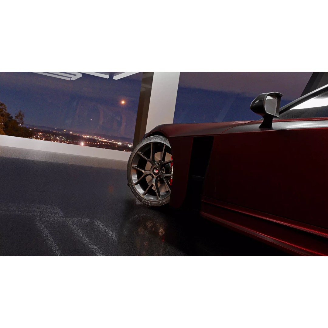 Toyota GR GT 2026 3D Model – Rigged Racing Car, Blender, Game-Ready - View 13