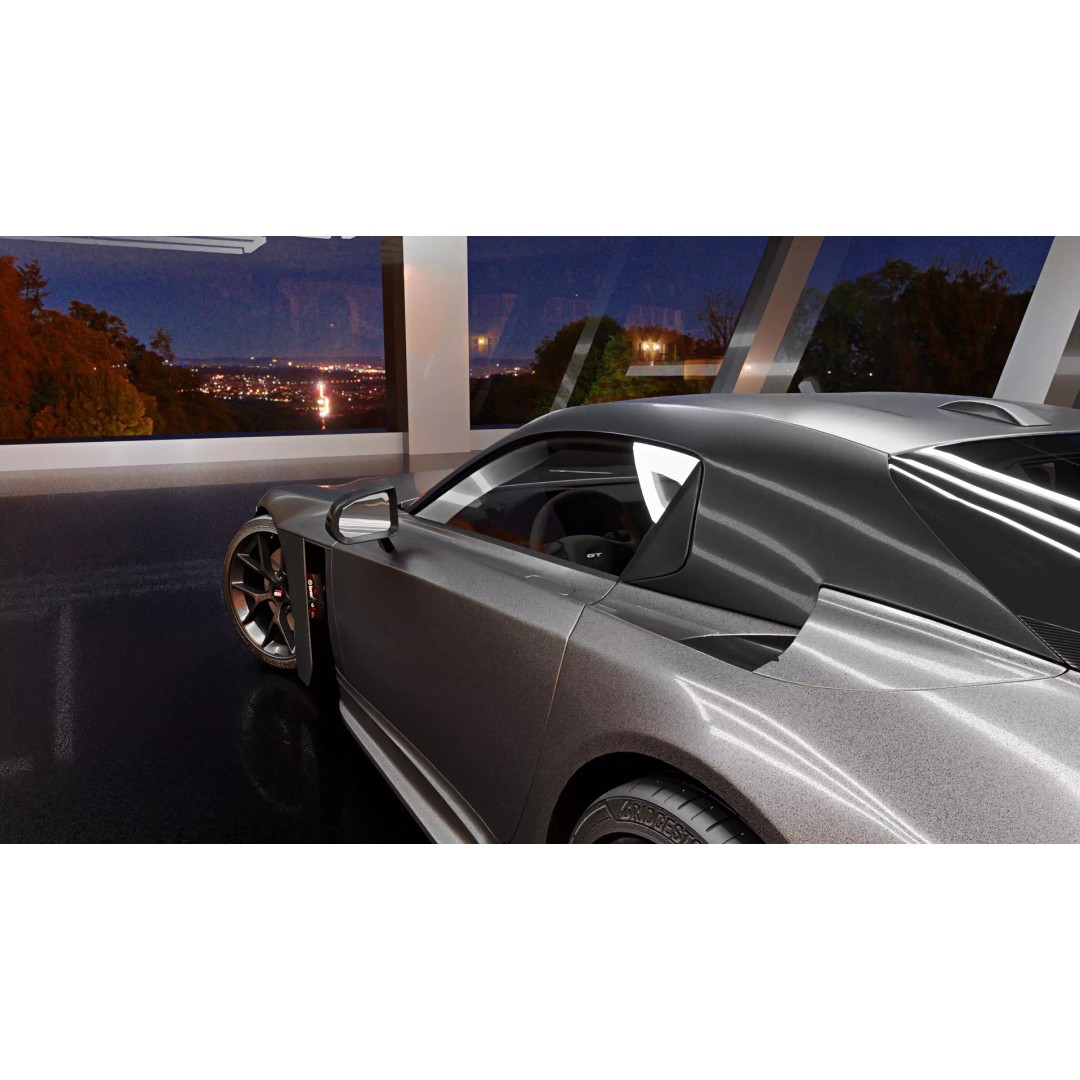 Toyota GR GT 2026 3D Model – Rigged Racing Car, Blender, Game-Ready - View 15