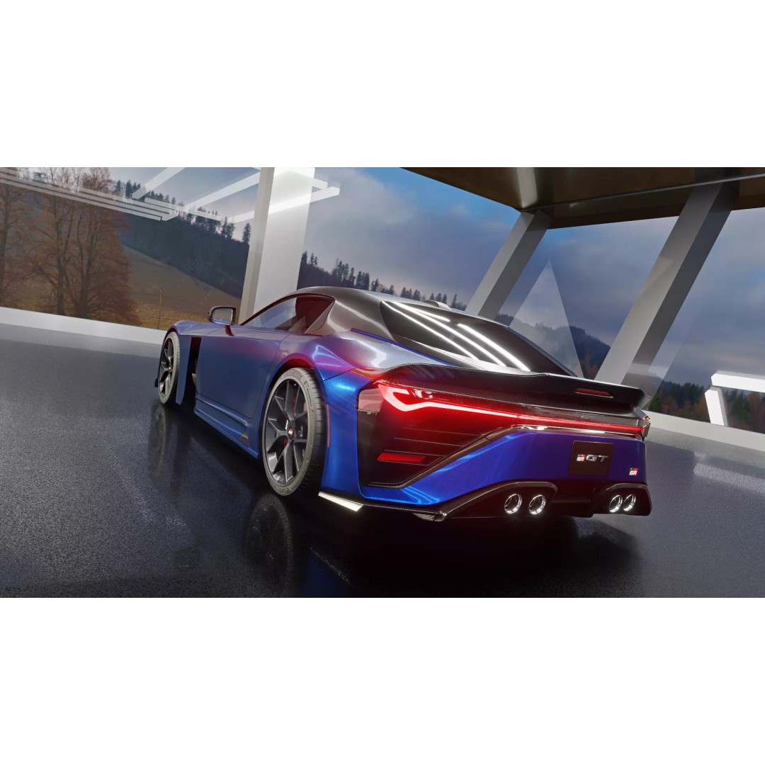 Toyota GR GT 2026 3D Model – Rigged Racing Car, Blender, Game-Ready - View 5