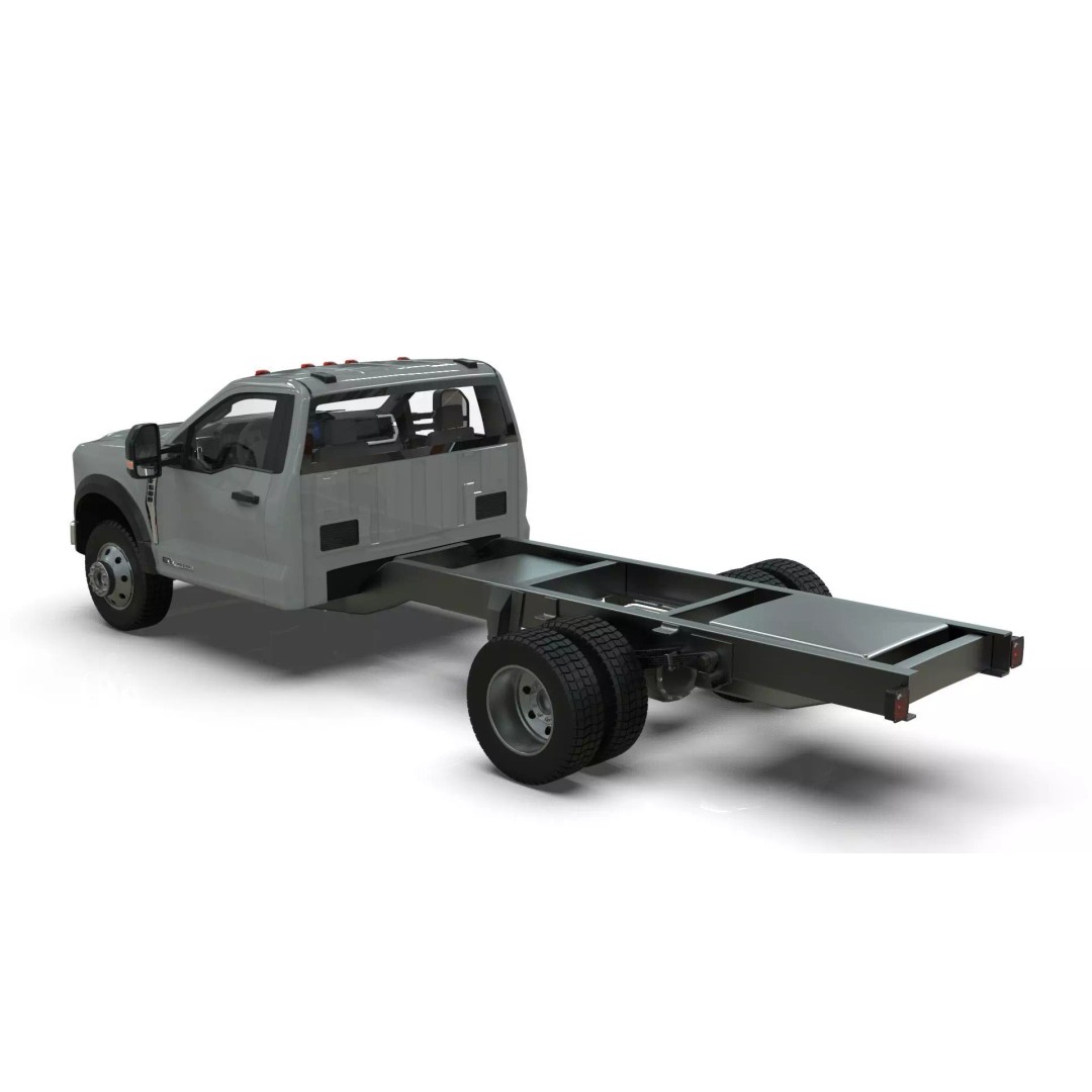 2024 F-600 Truck Chassis 3D Model – High Poly Game Asset, Blender - View 4