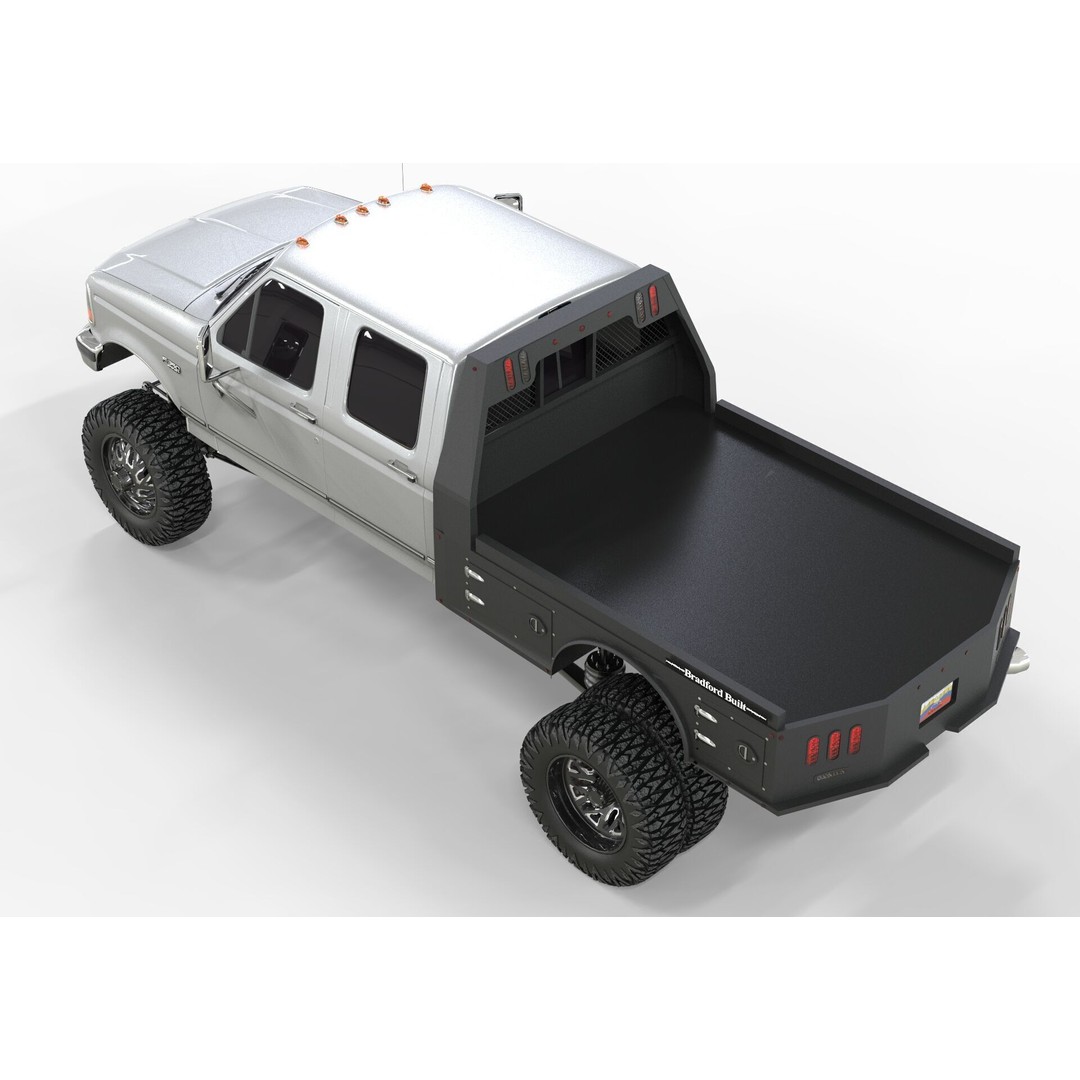 F250 1998 Lifted Truck 3D Model – PBR Textures, Game Ready, FBX - View 7