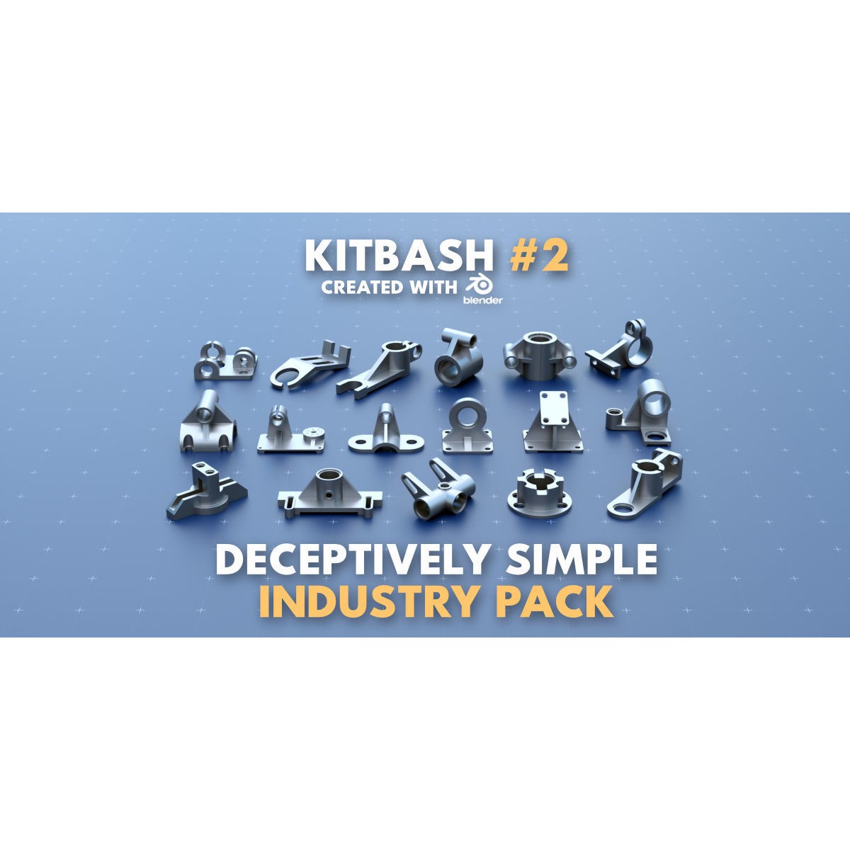 Factory Greeble Kitbash Master Bundle - Game-Ready 3D Model - View 10