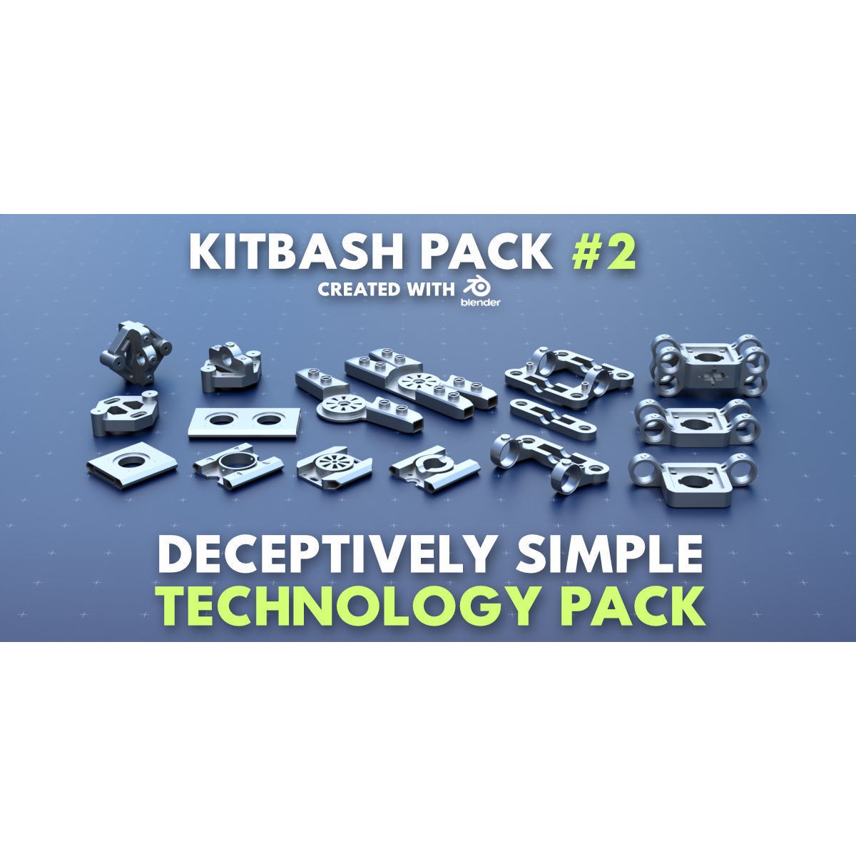 Factory Greeble Kitbash Master Bundle - Game-Ready 3D Model - View 16