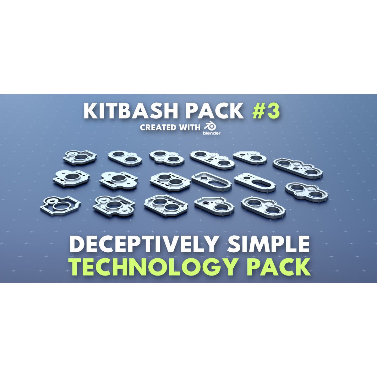 Factory Greeble Kitbash Master Bundle - Game-Ready 3D Model - View 17