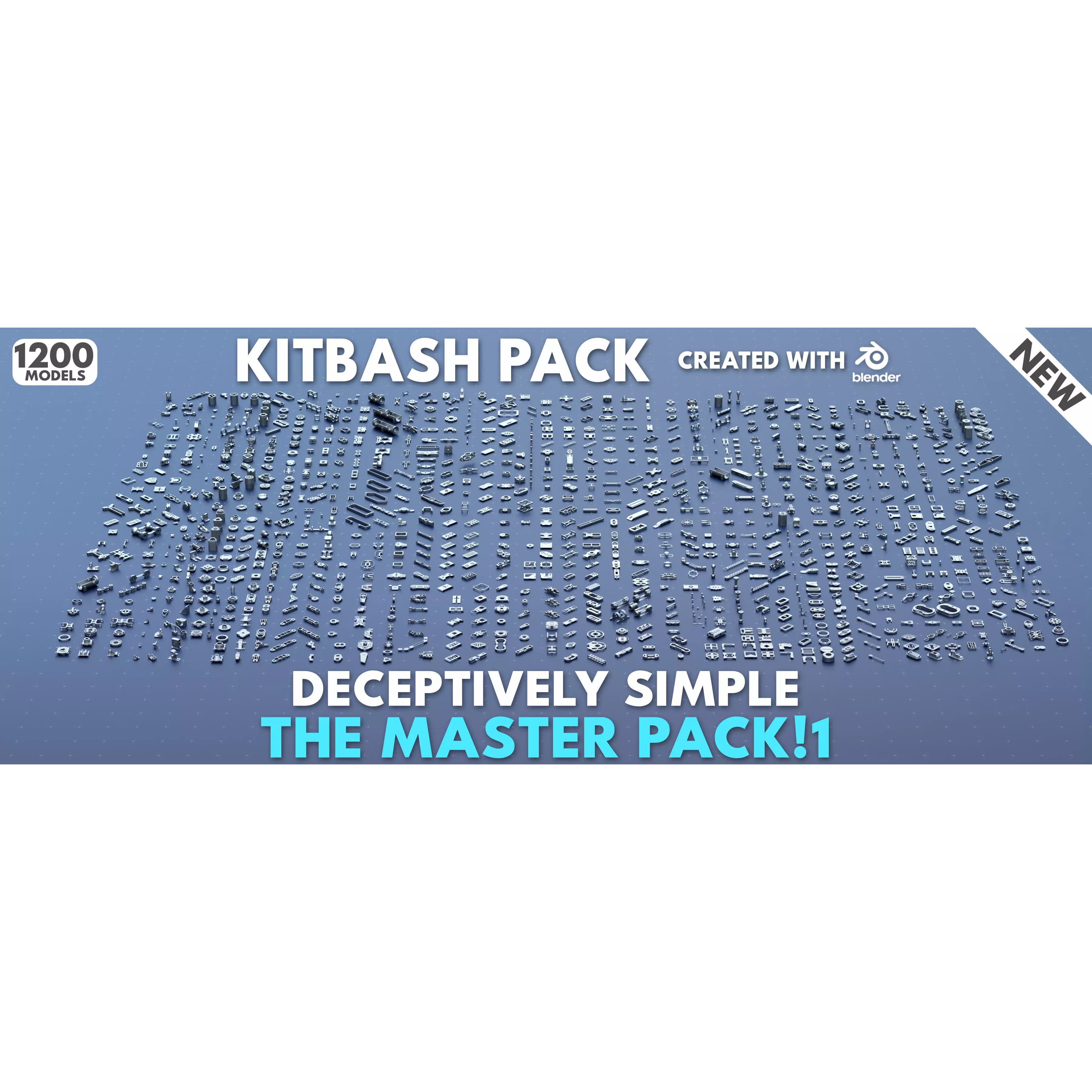 Factory Greeble Kitbash Master Bundle - Game-Ready 3D Model - View 2