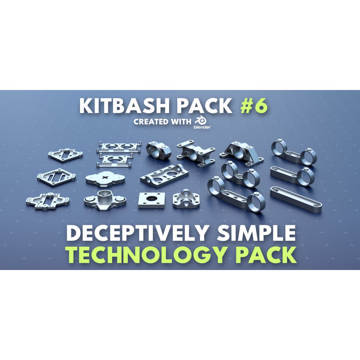 Factory Greeble Kitbash Master Bundle - Game-Ready 3D Model - View 20