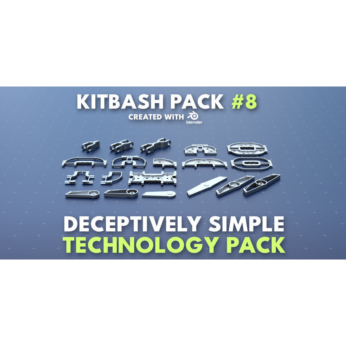 Factory Greeble Kitbash Master Bundle - Game-Ready 3D Model - View 22