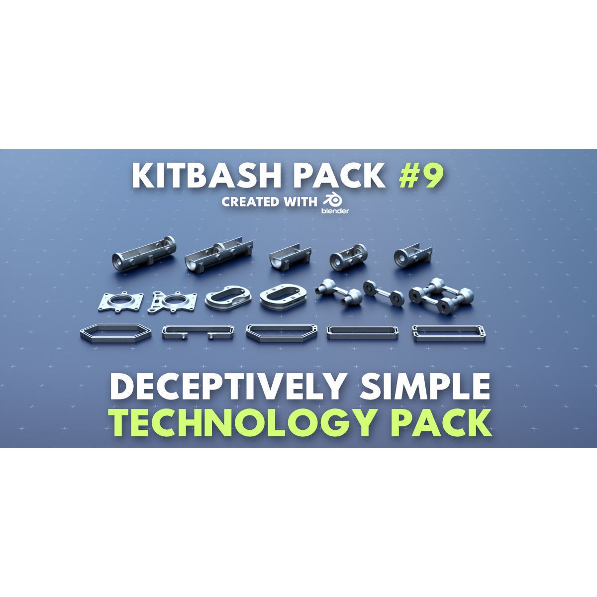 Factory Greeble Kitbash Master Bundle - Game-Ready 3D Model - View 23