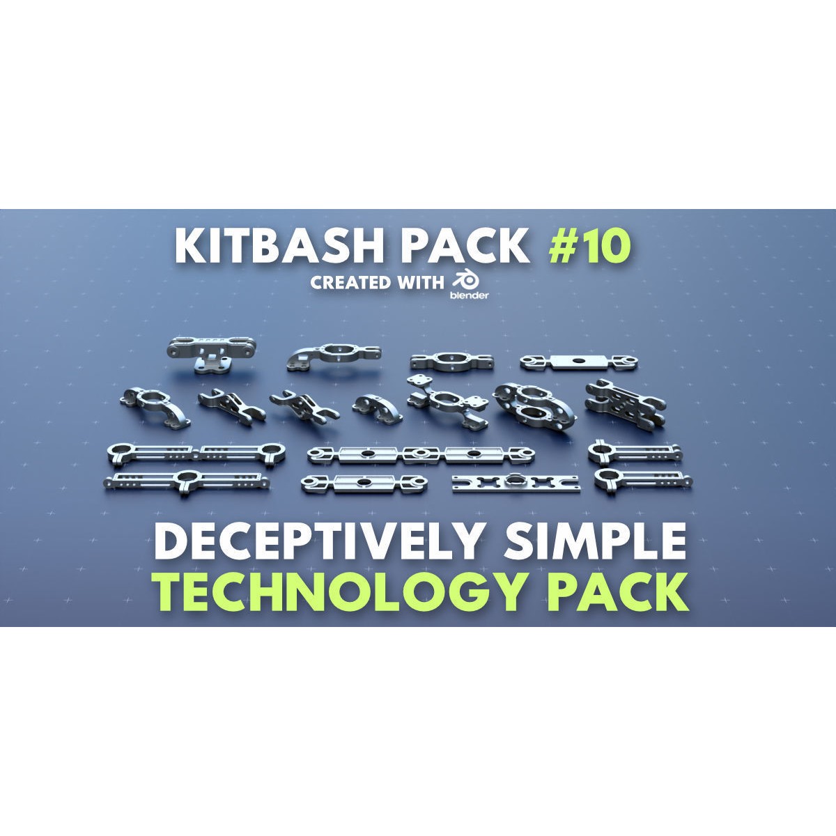 Factory Greeble Kitbash Master Bundle - Game-Ready 3D Model - View 24