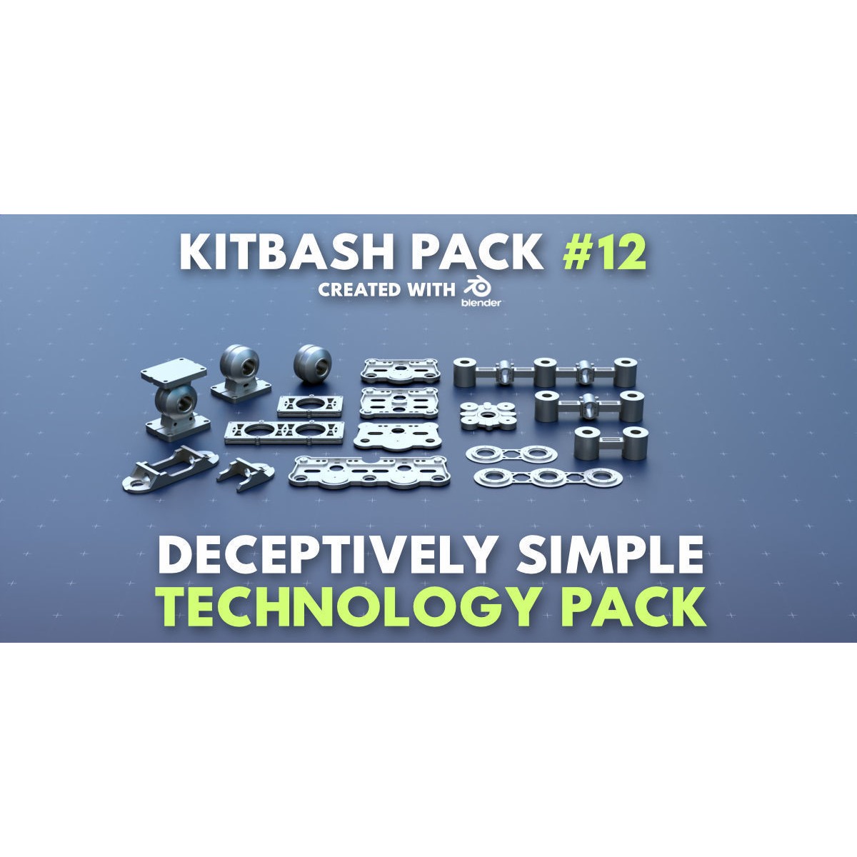 Factory Greeble Kitbash Master Bundle - Game-Ready 3D Model - View 26