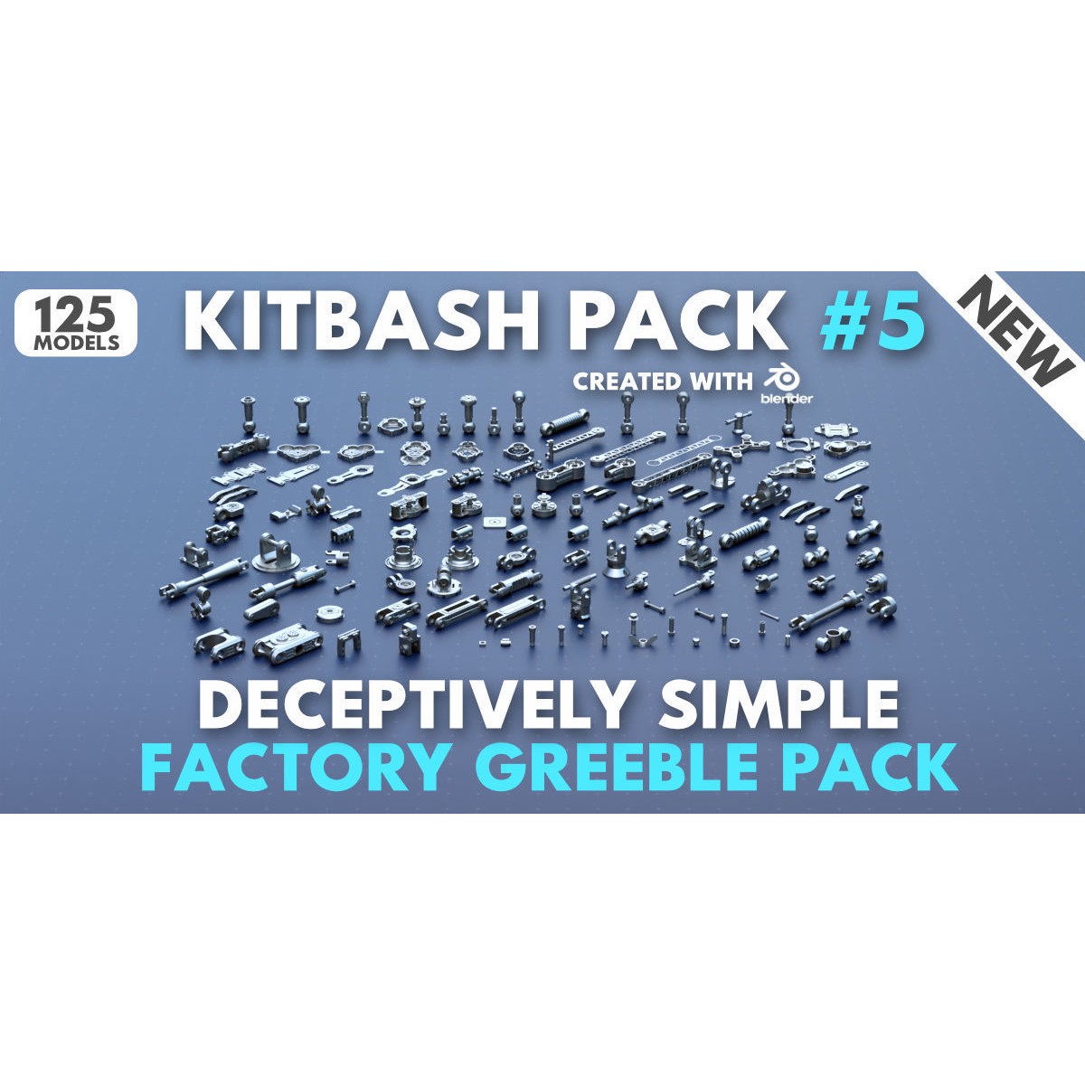 Factory Greeble Kitbash Master Bundle - Game-Ready 3D Model - View 7