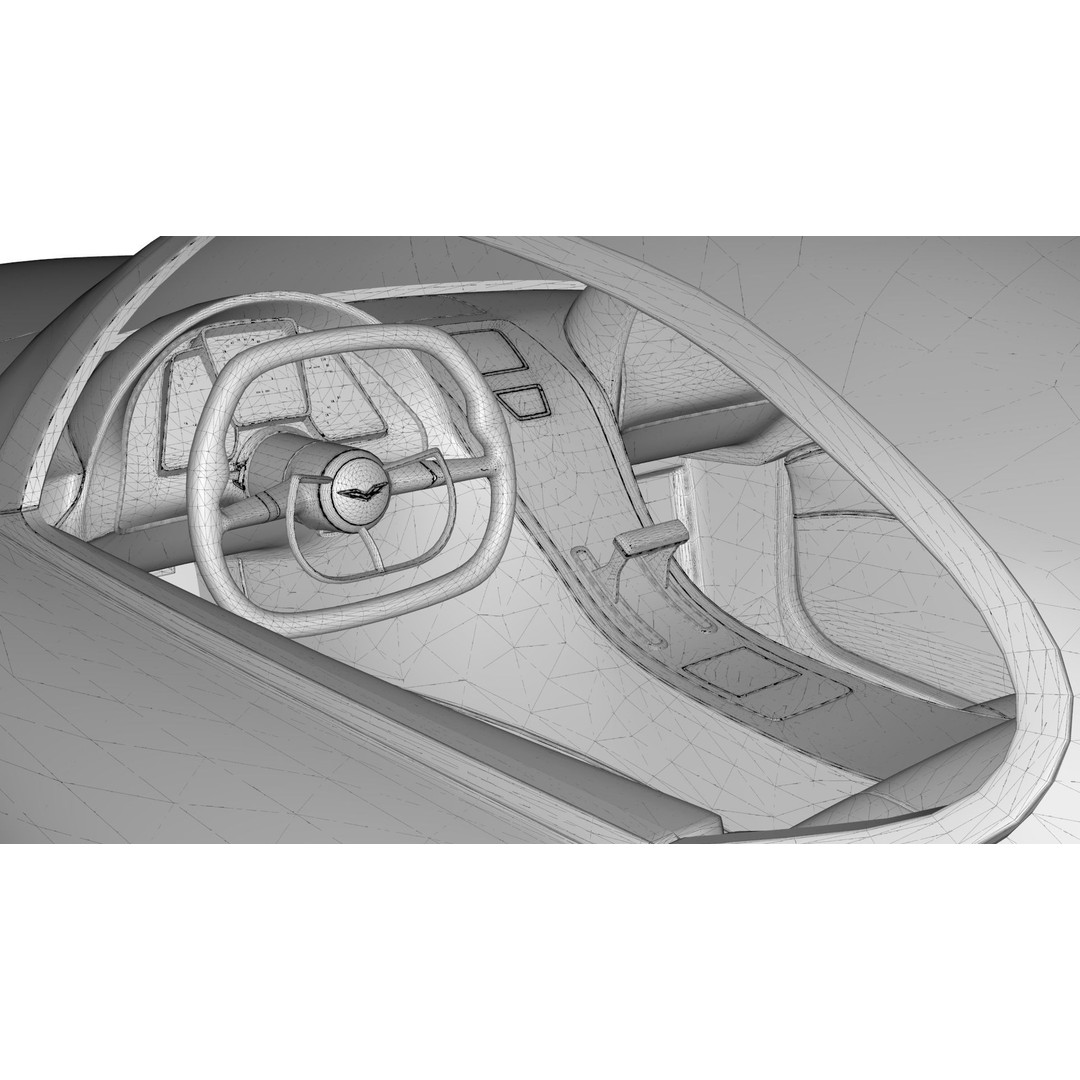 1953 Chevrolet Corvette 3D Model – High Poly Game Asset, PBR, Blender - View 15