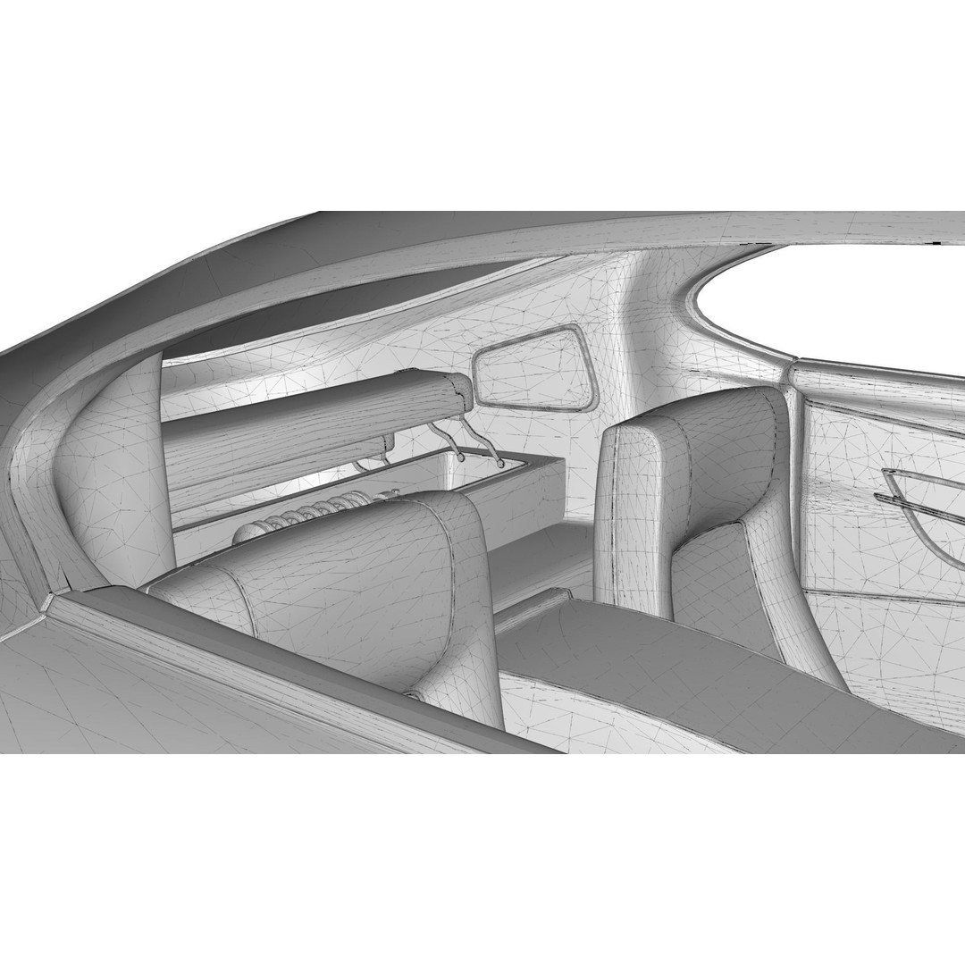 1953 Chevrolet Corvette 3D Model – High Poly Game Asset, PBR, Blender - View 17