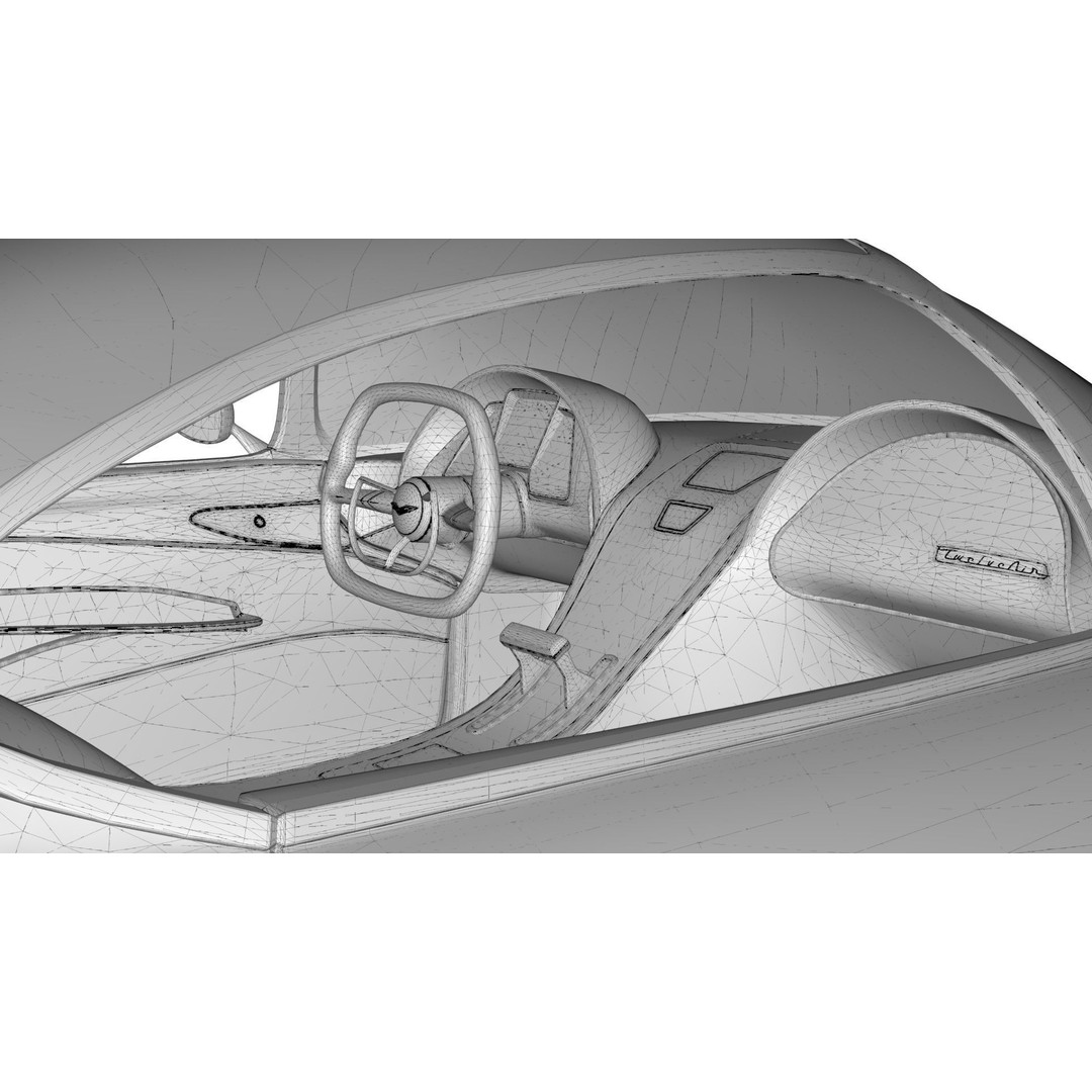 1953 Chevrolet Corvette 3D Model – High Poly Game Asset, PBR, Blender - View 18