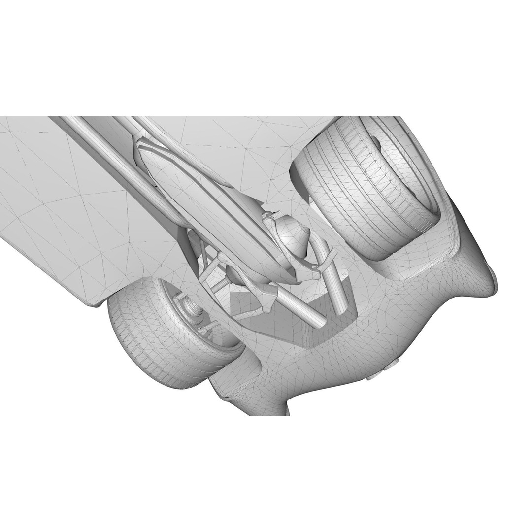 1953 Chevrolet Corvette 3D Model – High Poly Game Asset, PBR, Blender - View 22