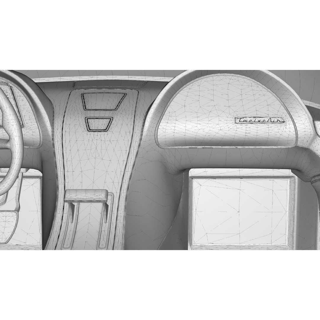 1953 Chevrolet Corvette 3D Model – High Poly Game Asset, PBR, Blender - View 25