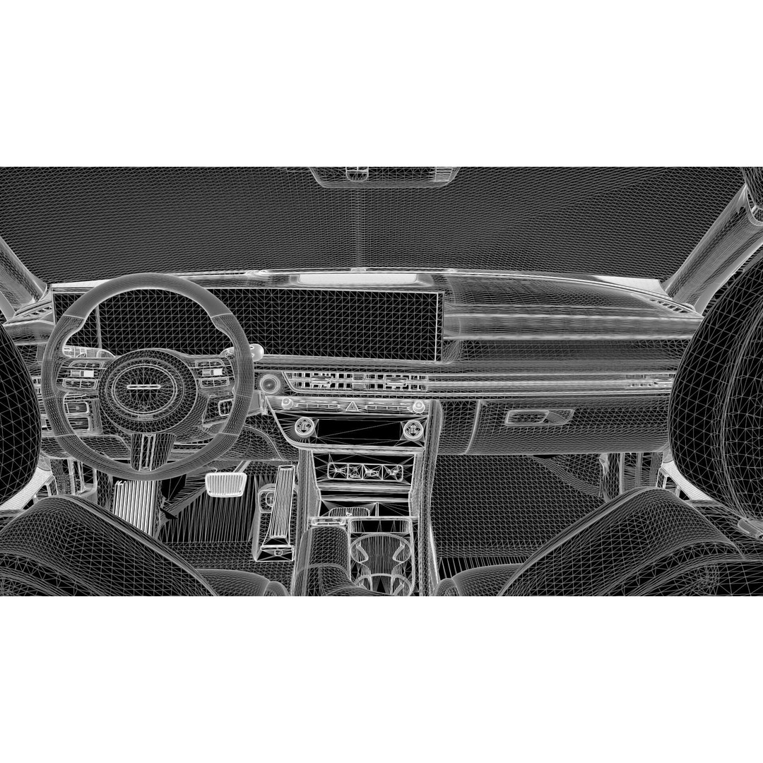 Hyundai Elantra 2024 3D Model – Detailed Game-Ready Asset, Vray & Redshift - View 25