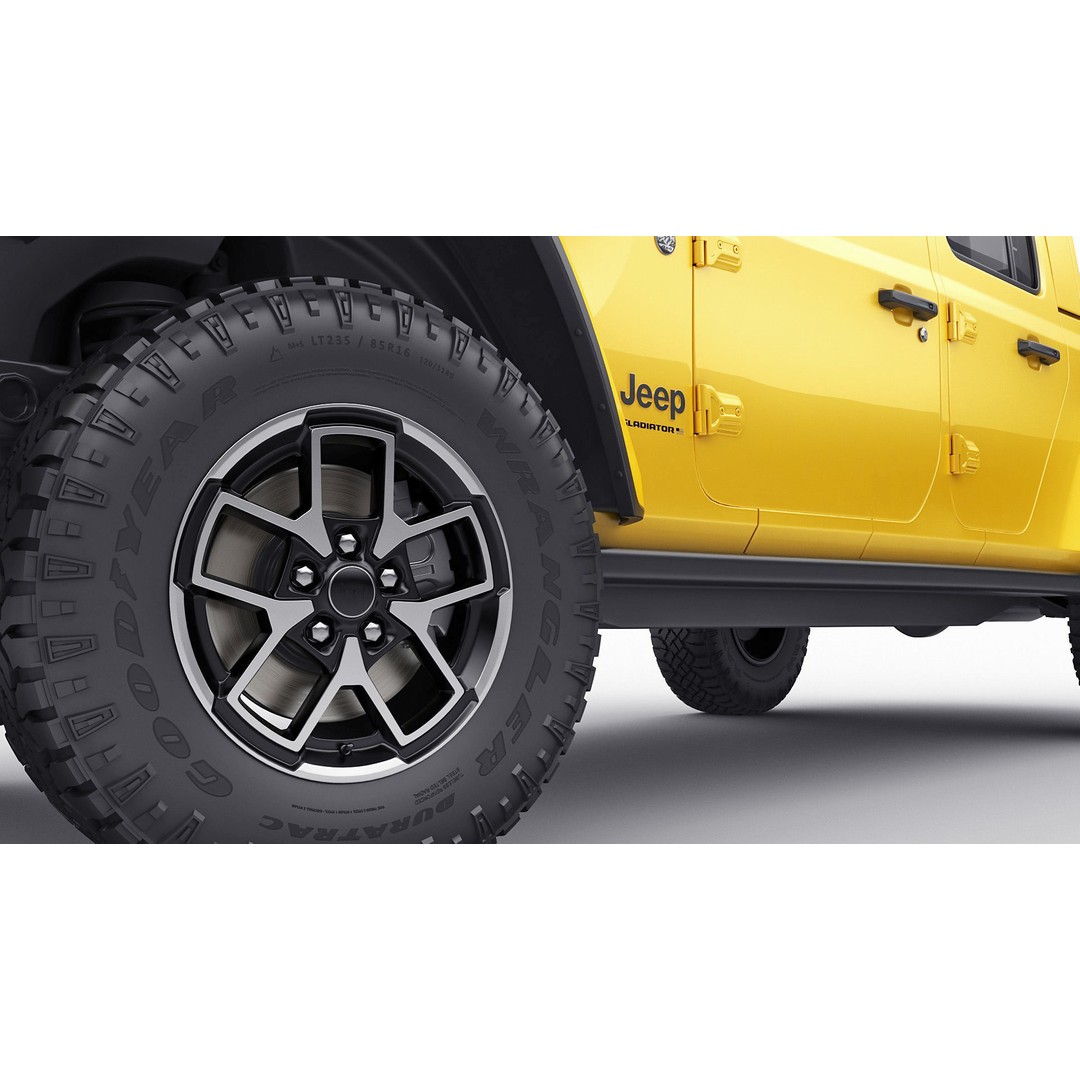 Jeep Gladiator 2024 3D Model – High Poly Game Asset, FBX, OBJ, Blender - View 17