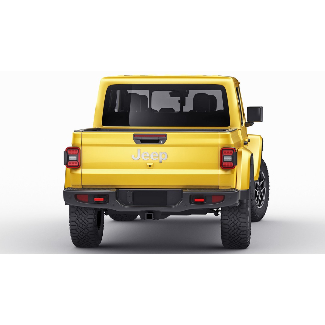 Jeep Gladiator 2024 3D Model – High Poly Game Asset, FBX, OBJ, Blender - View 21