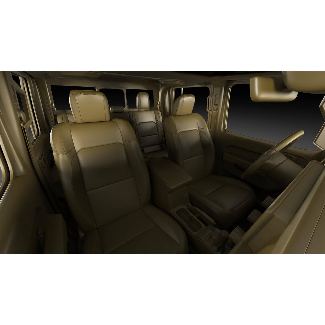 Jeep Gladiator 2024 3D Model – High Poly Game Asset, FBX, OBJ, Blender - View 33