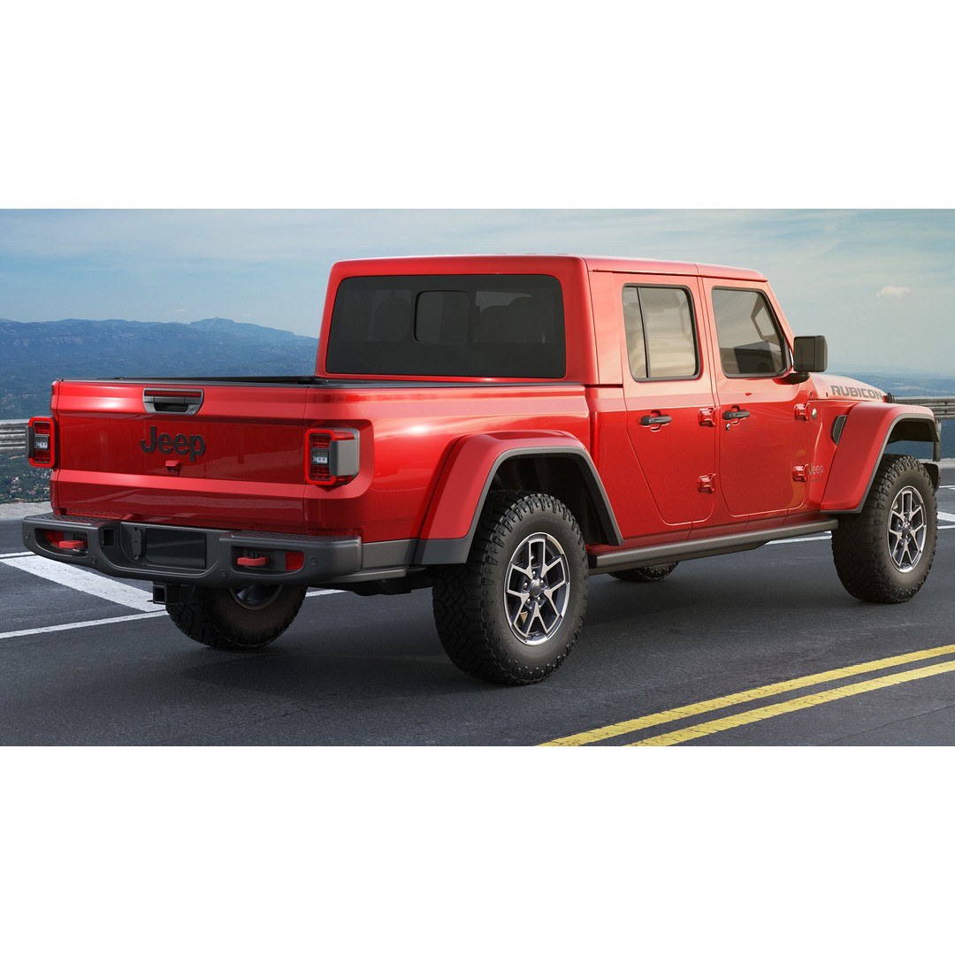 Jeep Gladiator 2024 3D Model – High Poly Game Asset, FBX, OBJ, Blender - View 7