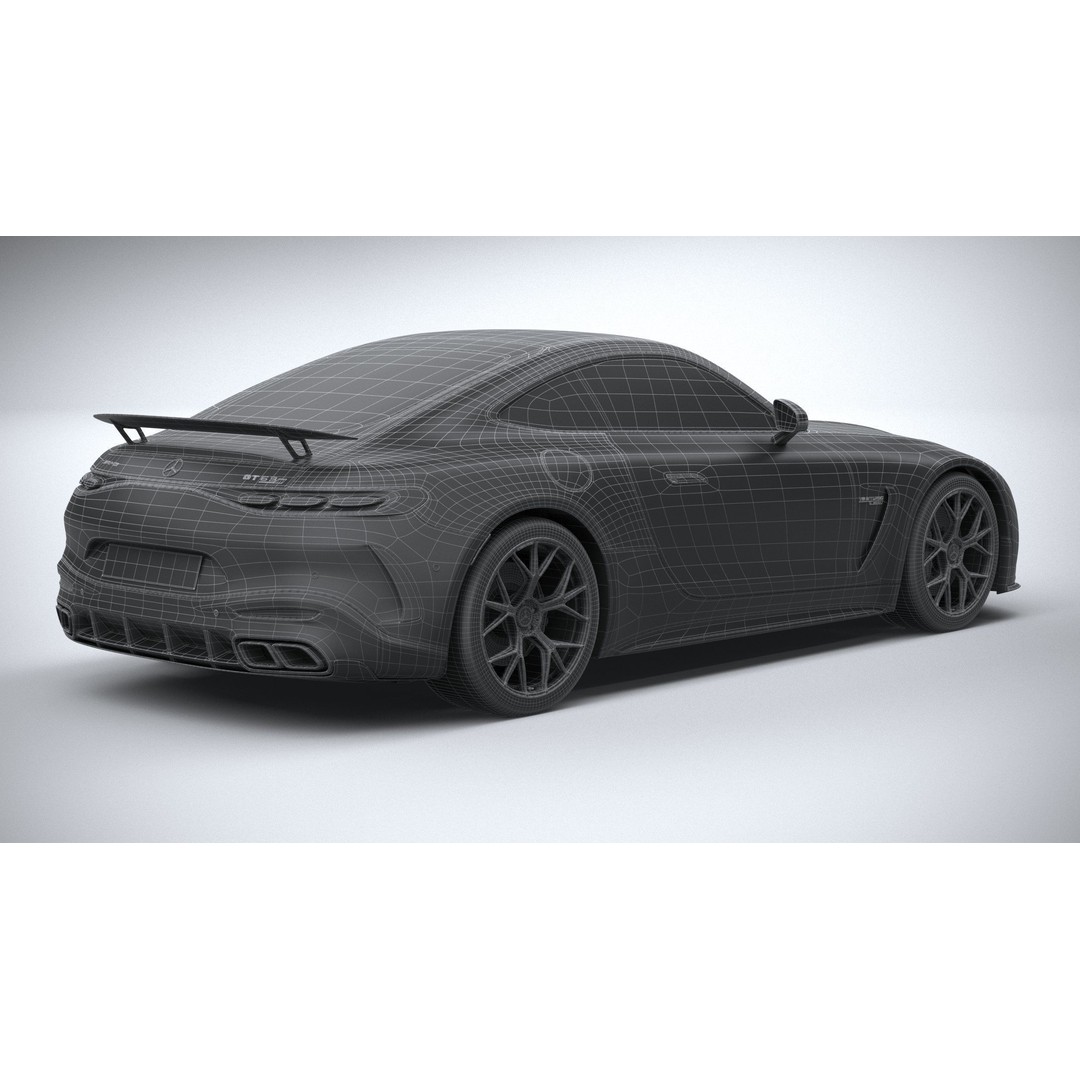 Mercedes-Benz AMG GT63 PRO 2025 3D Model – High Poly Vehicle, FBX, OBJ, 3ds Max