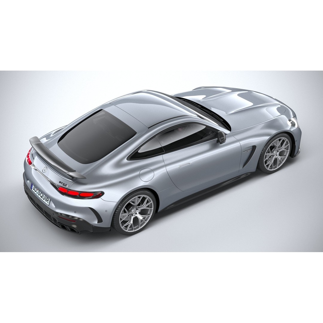 Mercedes-Benz AMG GT63 PRO 2025 3D Model – High Poly Vehicle, FBX, OBJ, 3ds Max - View 12