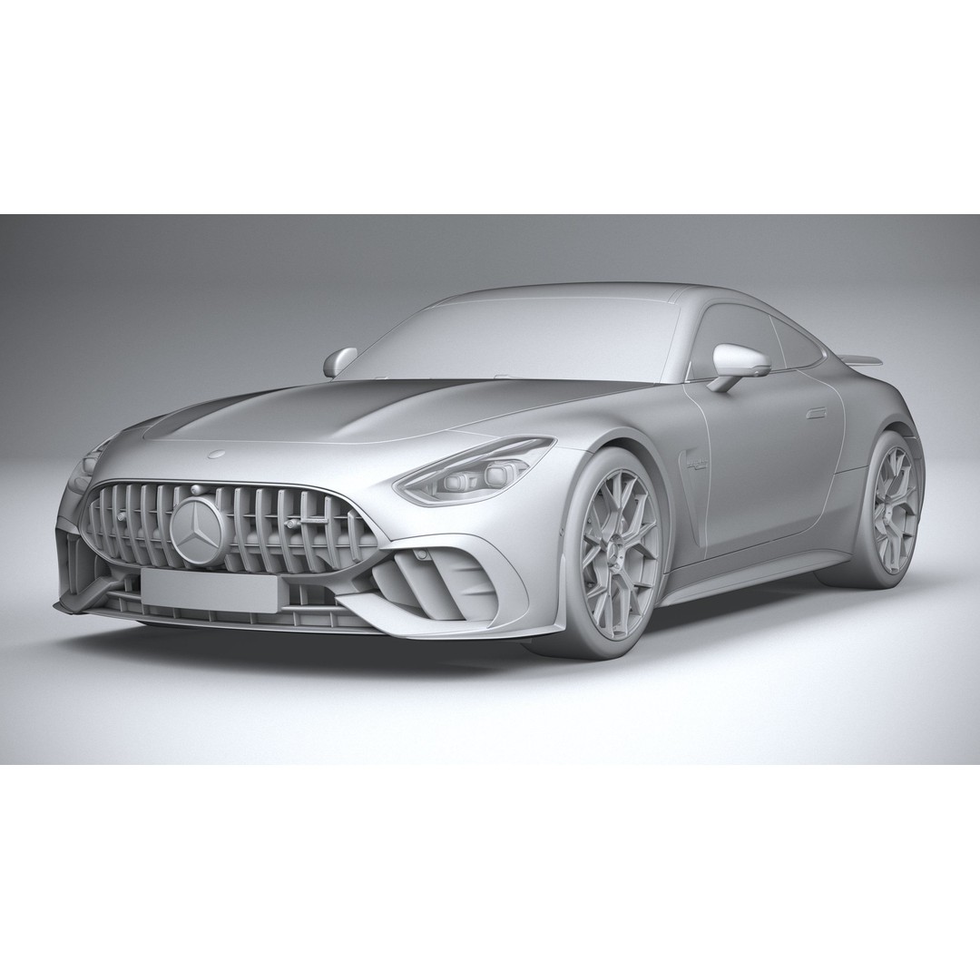 Mercedes-Benz AMG GT63 PRO 2025 3D Model – High Poly Vehicle, FBX, OBJ, 3ds Max - View 22