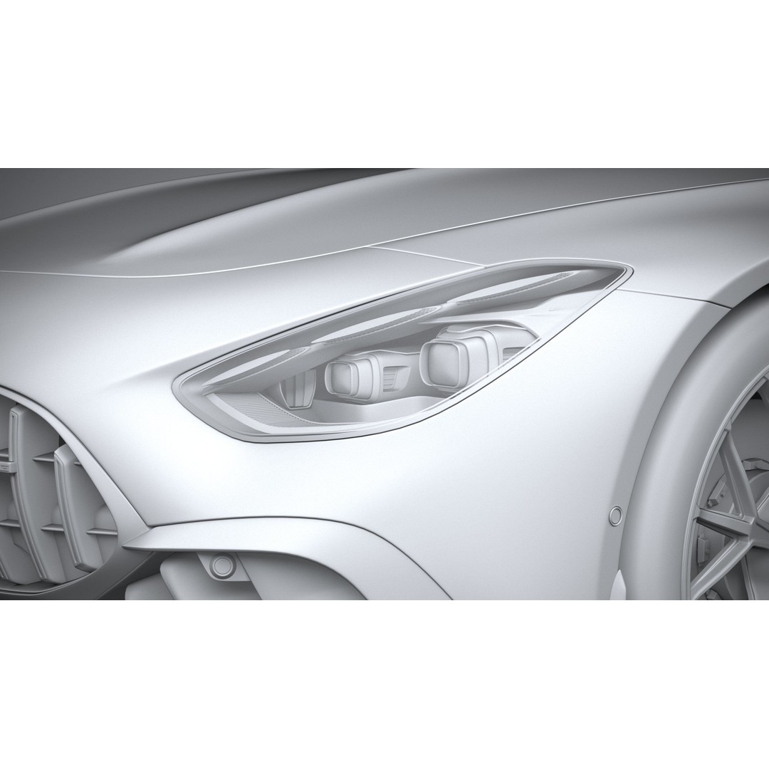 Mercedes-Benz AMG GT63 PRO 2025 3D Model – High Poly Vehicle, FBX, OBJ, 3ds Max - View 25