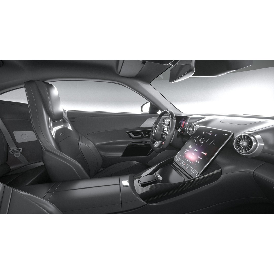 Mercedes-Benz AMG GT63 PRO 2025 3D Model – High Poly Vehicle, FBX, OBJ, 3ds Max - View 30