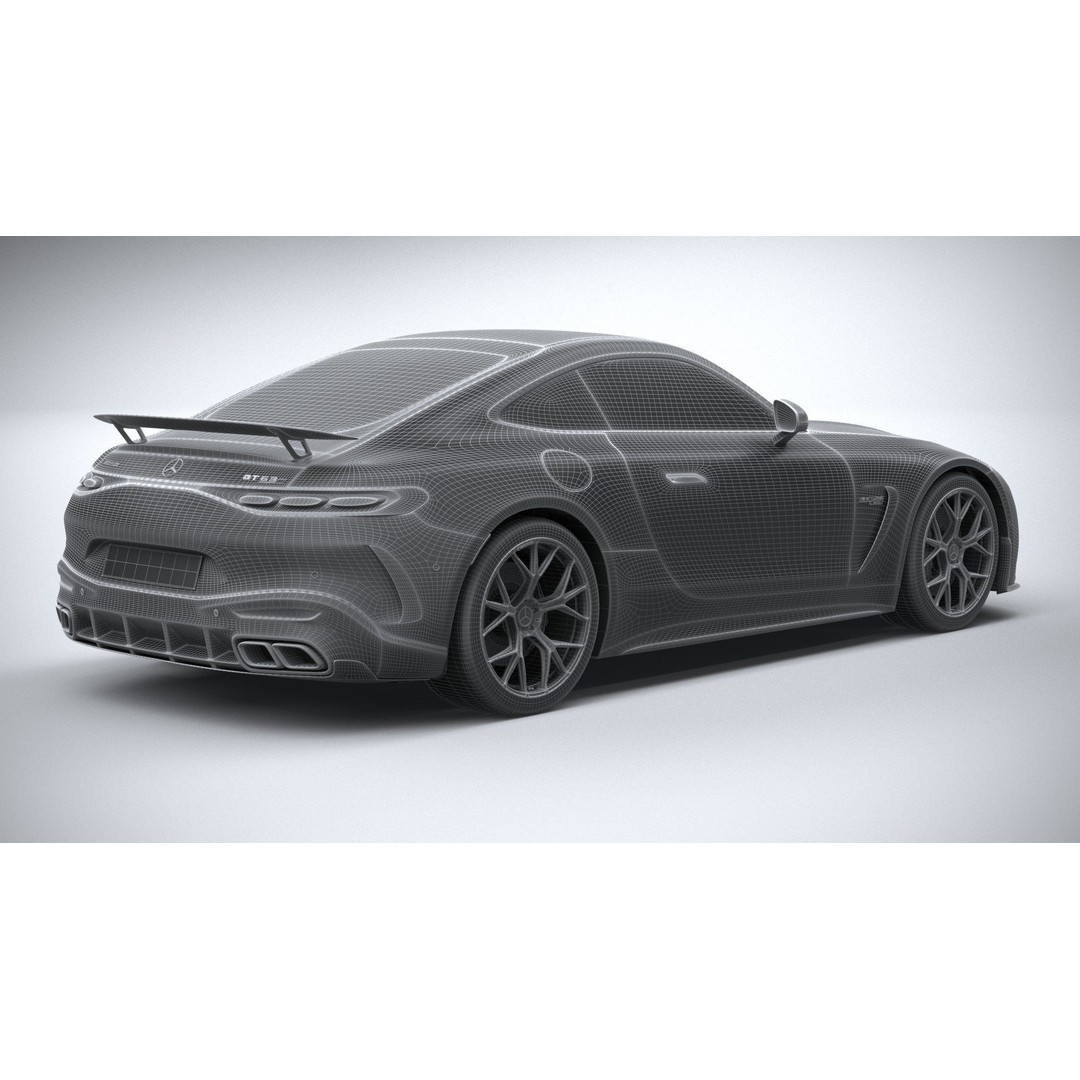 Mercedes-Benz AMG GT63 PRO 2025 3D Model – High Poly Vehicle, FBX, OBJ, 3ds Max - View 32