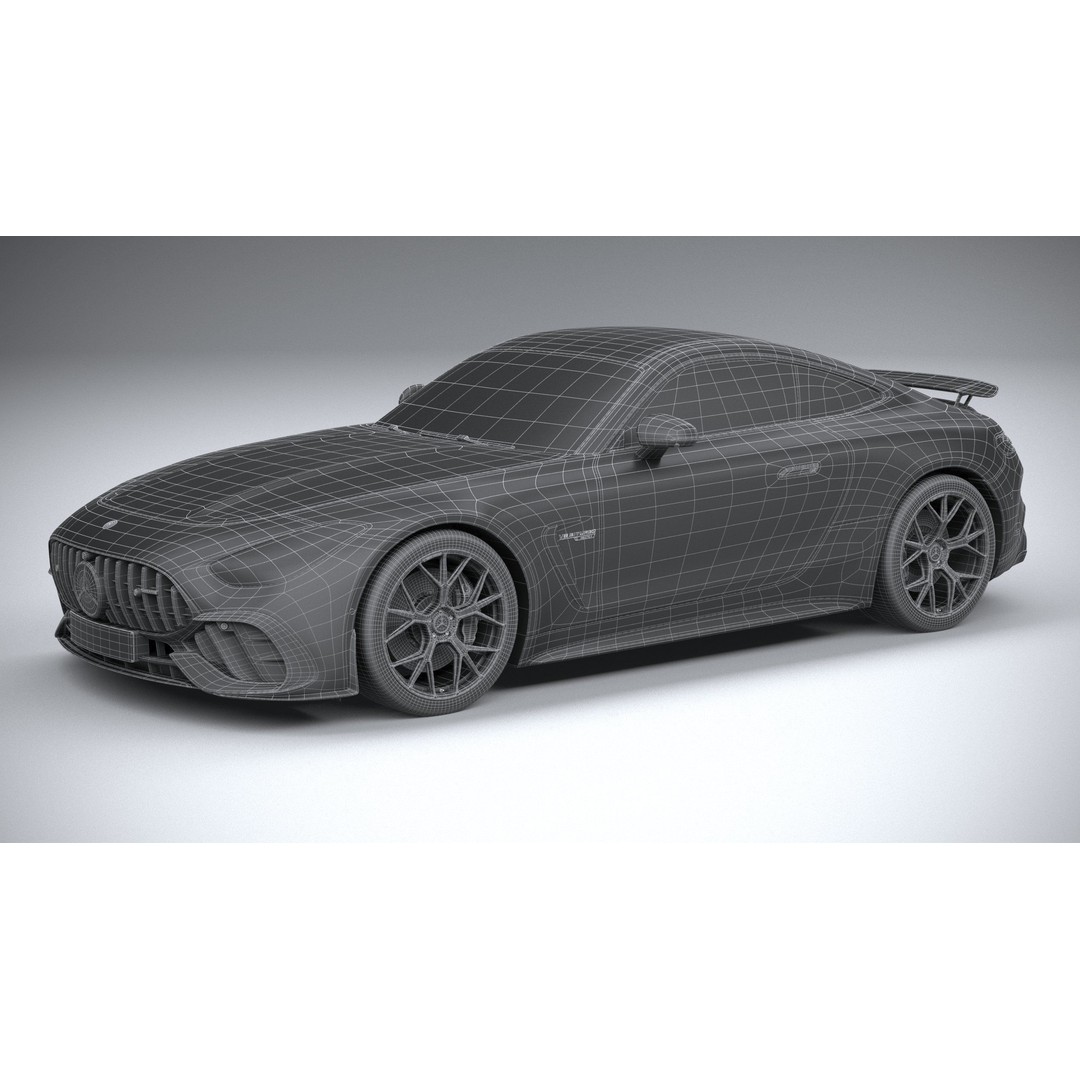 Mercedes-Benz AMG GT63 PRO 2025 3D Model – High Poly Vehicle, FBX, OBJ, 3ds Max - View 33