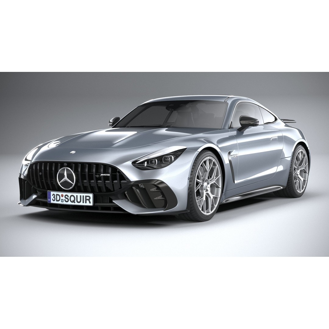 Mercedes-Benz AMG GT63 PRO 2025 3D Model – High Poly Vehicle, FBX, OBJ, 3ds Max - View 4