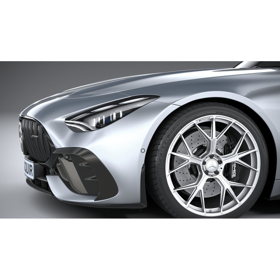 Mercedes-Benz AMG GT63 PRO 2025 3D Model – High Poly Vehicle, FBX, OBJ, 3ds Max - View 5