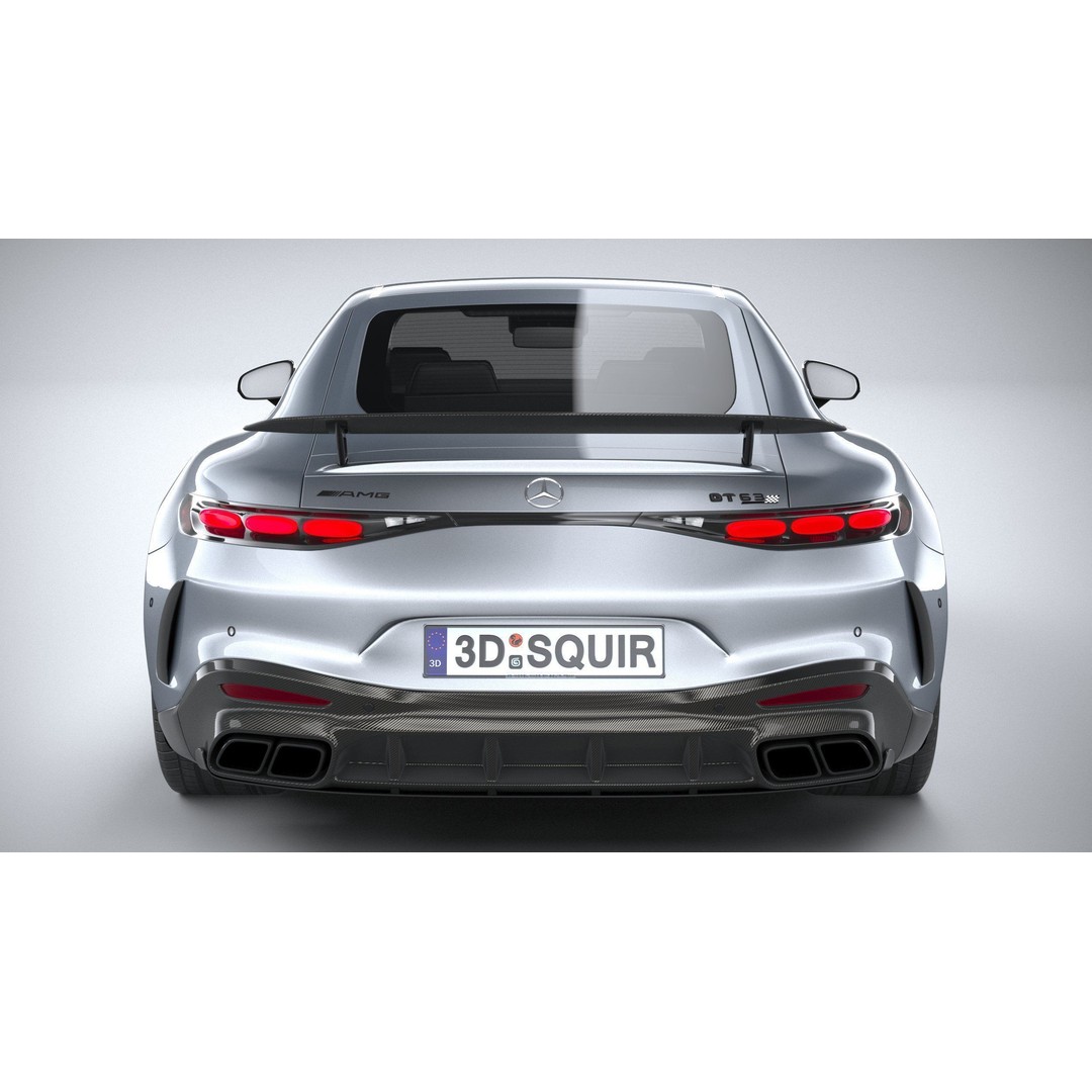 Mercedes-Benz AMG GT63 PRO 2025 3D Model – High Poly Vehicle, FBX, OBJ, 3ds Max - View 6