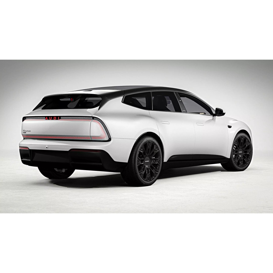 2026 Audi E5 Sportback Pioneer 3D Model – High Poly Game Asset, FBX, Blender - View 11