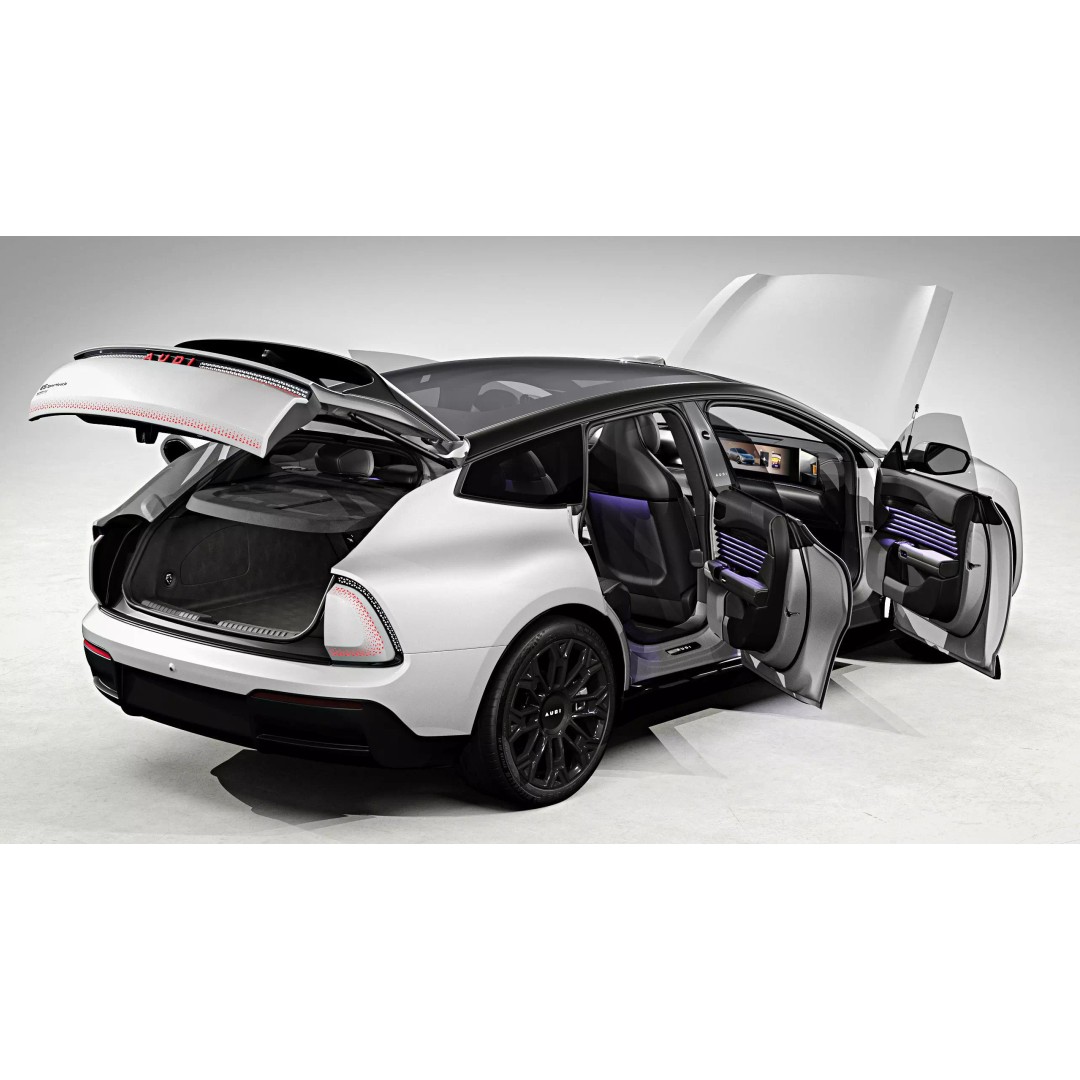 2026 Audi E5 Sportback Pioneer 3D Model – High Poly Game Asset, FBX, Blender - View 18