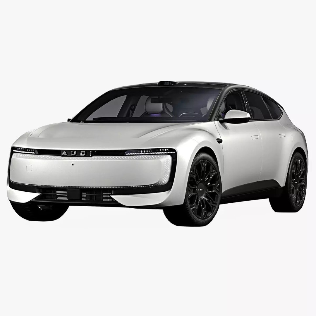 2026 Audi E5 Sportback Pioneer 3D Model – High Poly Game Asset, FBX, Blender - View 2