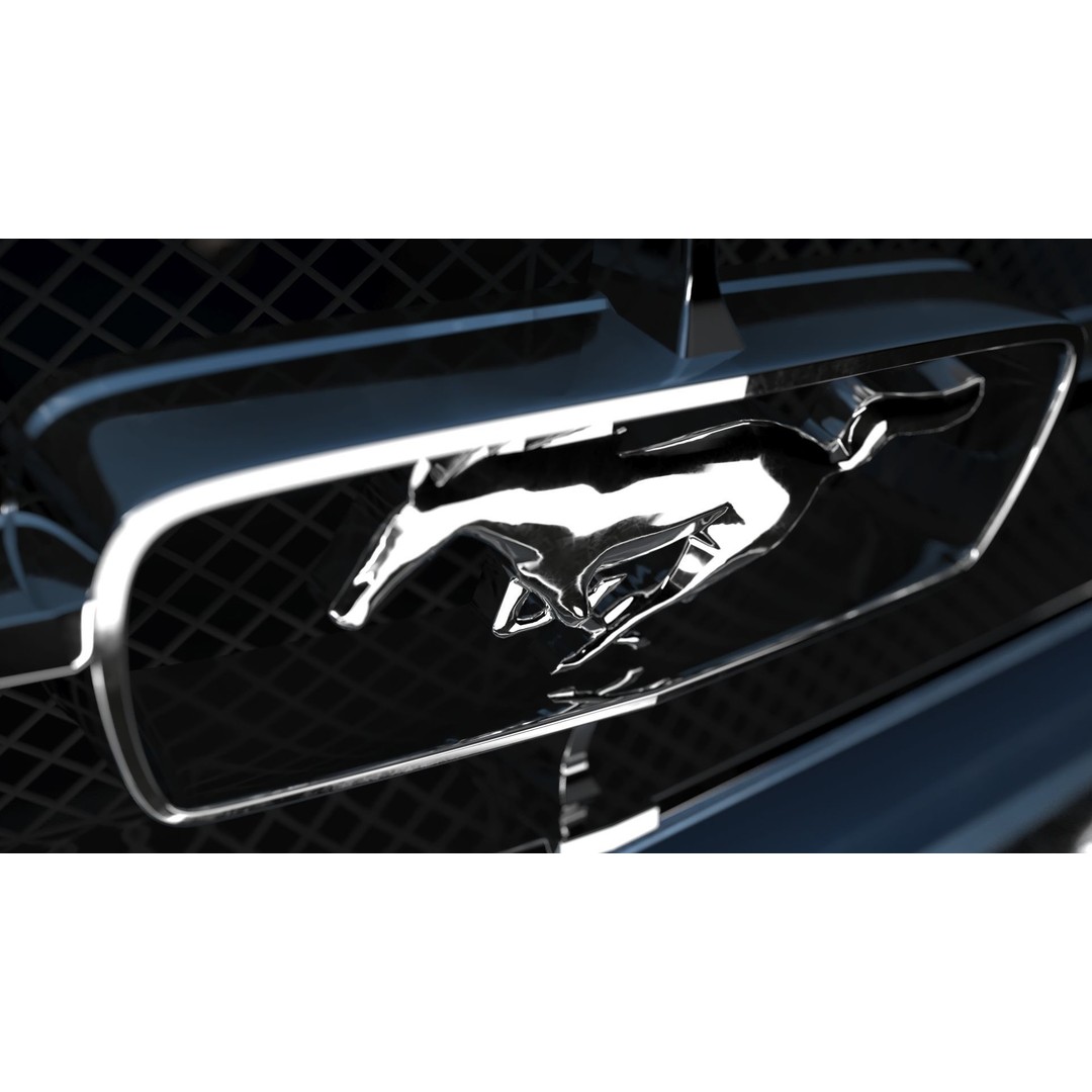 Ford Mustang 1965 Coupe 3D Model – High Poly PBR Car Asset, FBX, OBJ - View 8