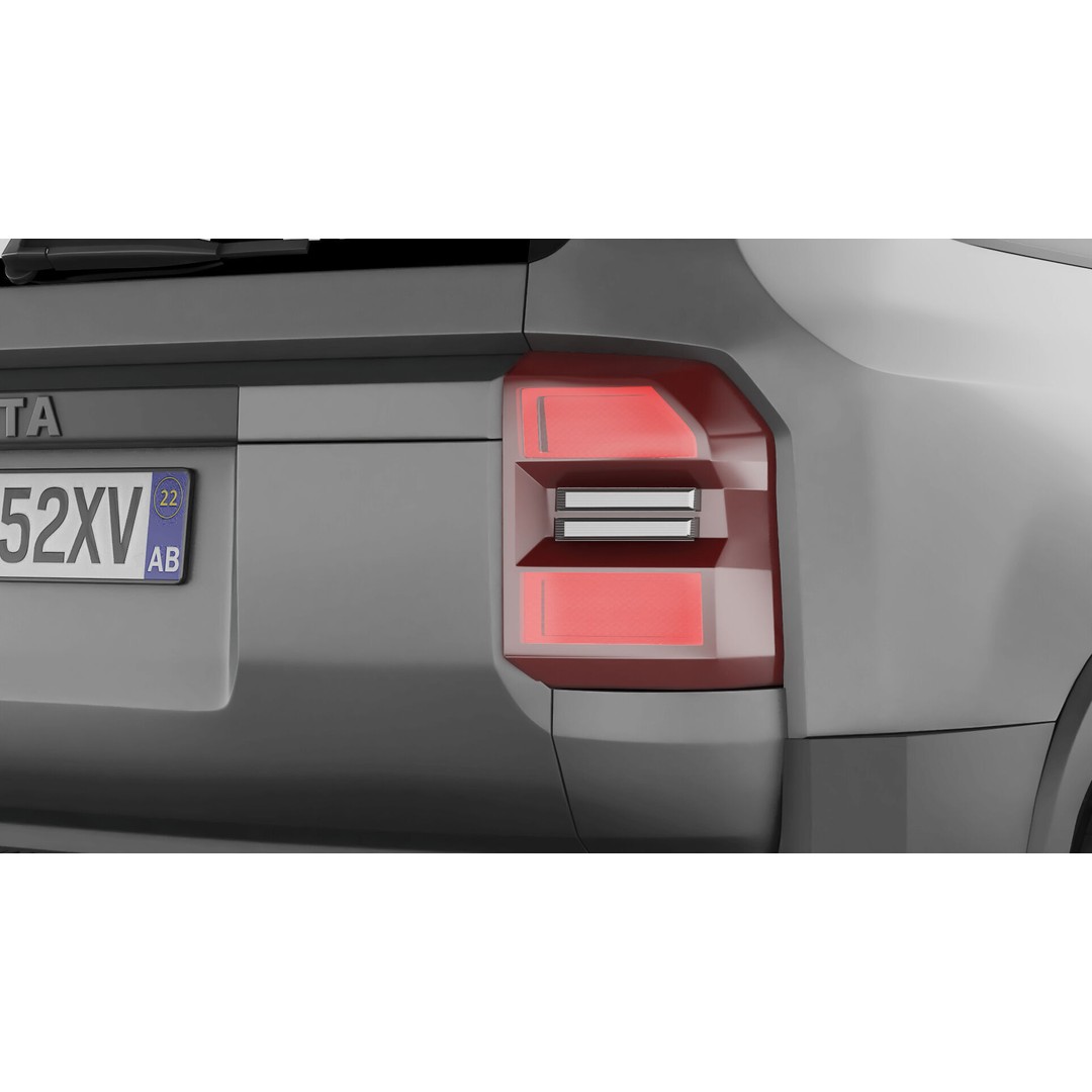 Toyota Land Cruiser 250 Prado 2024 3D Model – Detailed SUV Asset, FBX/OBJ - View 10