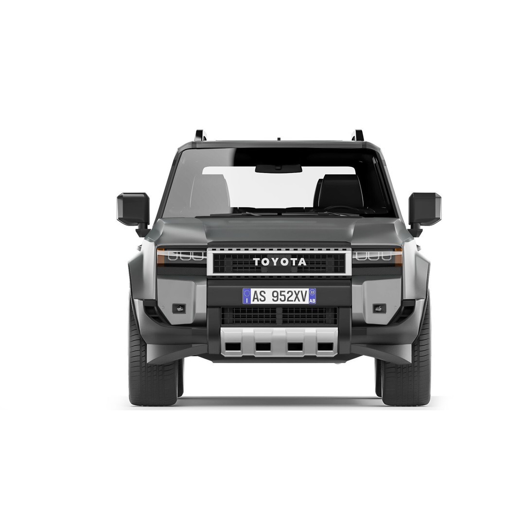 Toyota Land Cruiser 250 Prado 2024 3D Model – Detailed SUV Asset, FBX/OBJ - View 3