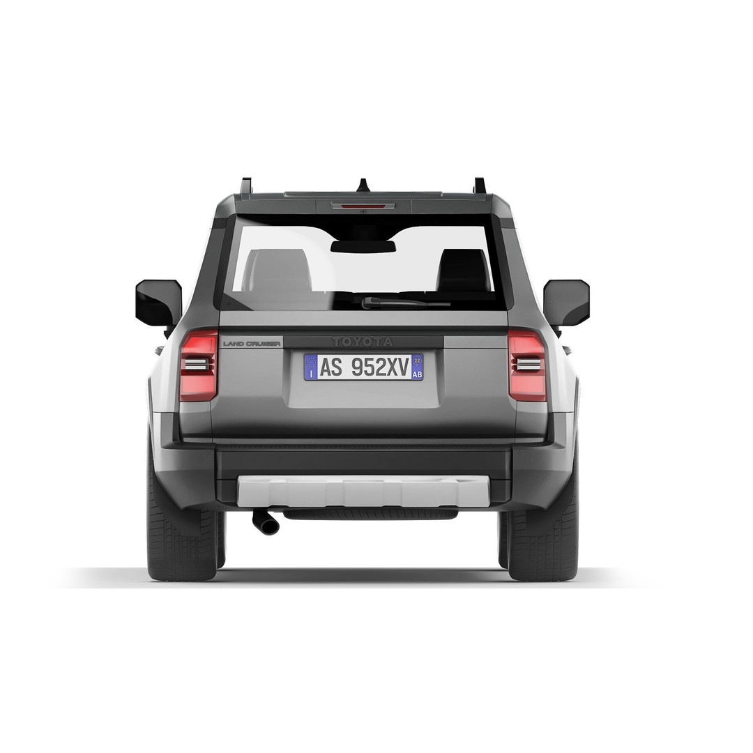Toyota Land Cruiser 250 Prado 2024 3D Model – Detailed SUV Asset, FBX/OBJ - View 8